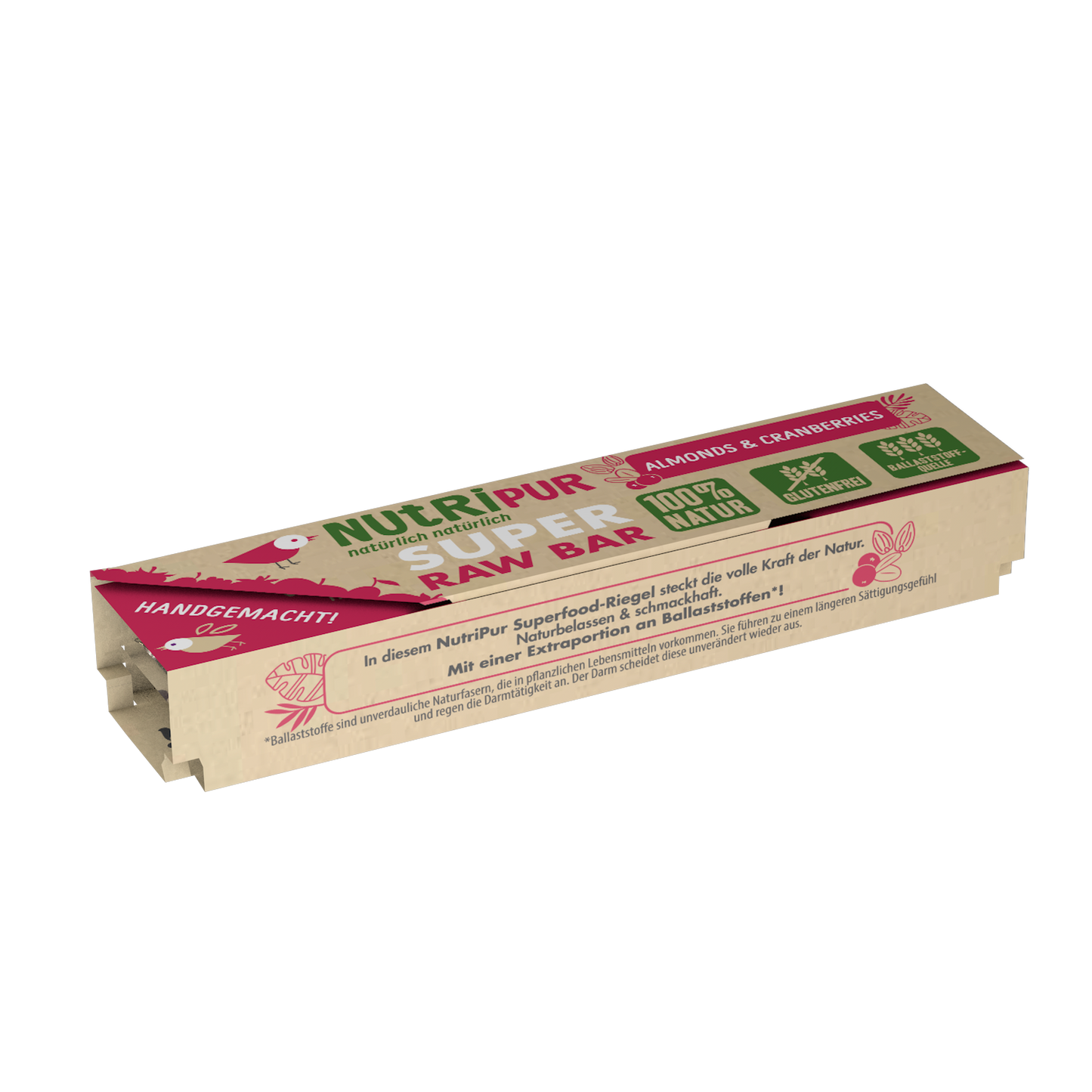 NUTRIPUR Raw Fig Mandeln Cranberry 45g