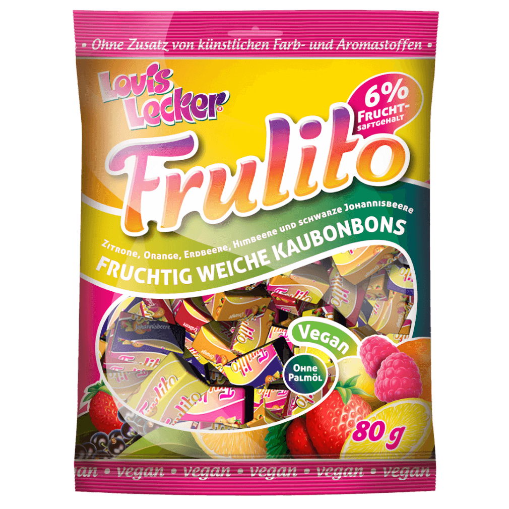 LOUIS LECKER Frulito - Fruchtig Weiche Kaubonbons