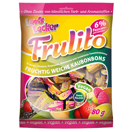 LOUIS LECKER Frulito - Fruchtig Weiche Kaubonbons