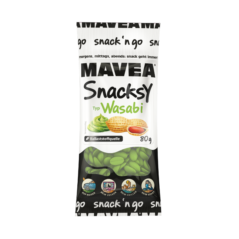 MAVEA umhüllte Erdnüsse Wasabi 80g BT