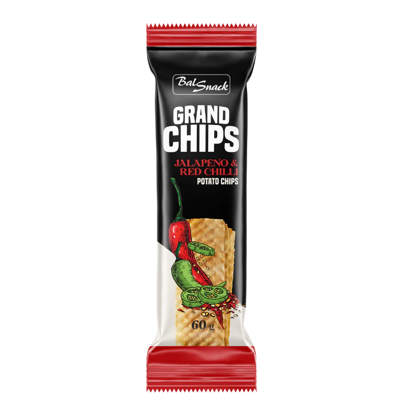 GRAND CHIPS Jalapeno- und rotem Chili-Geschmack 60g BT