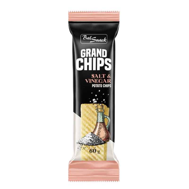 GRAND CHIPS Essig- und Salzig 60g BT