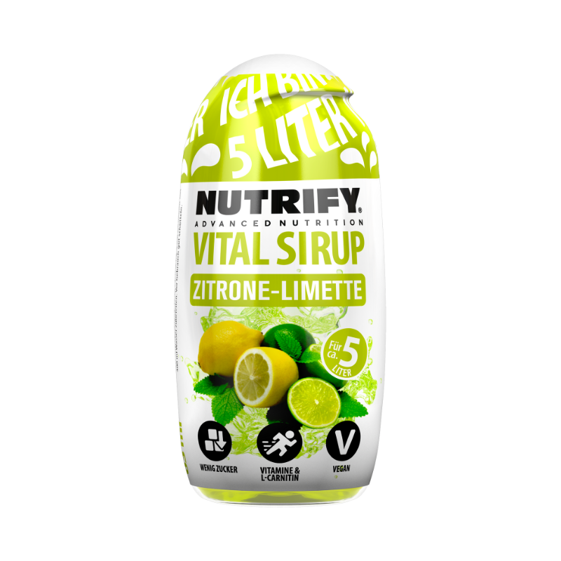 NUTRIFY Vital Sirup Zitrone Limette