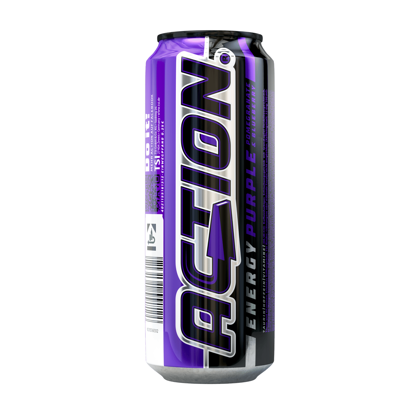 ACTION Energy Drink 500ml Purple DPG DS