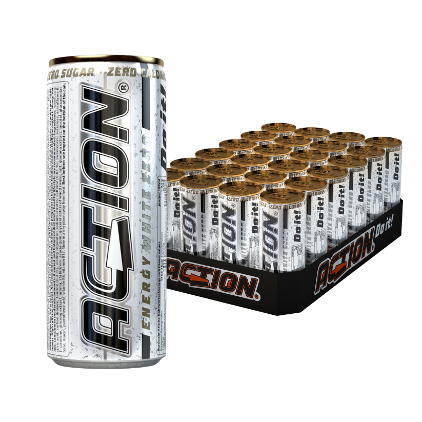 ACTION Energy Drink 250ml White Zero DPG DS