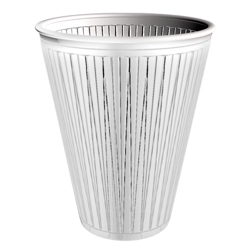 Plastikbecher Silber