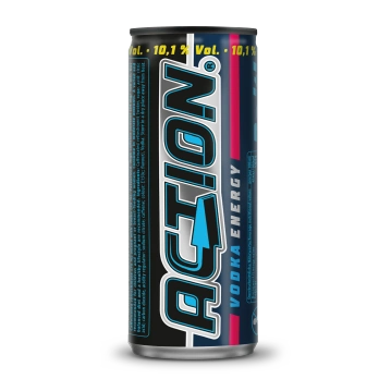 ACTION Energy Vodka 10,1% 250ml DPG DS