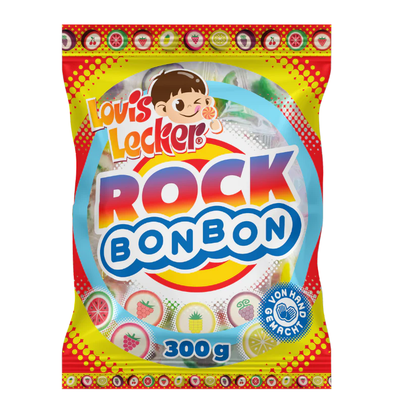 LOUIS LECKER Rocks Bonbons 300g BT