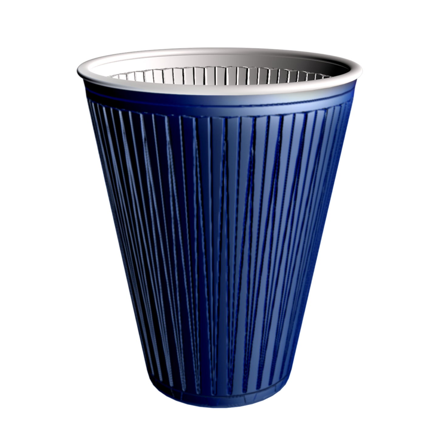 INTERCUPS Plasticbecher (Braun/Blau) Blau 70.5mm 150ml (5oz)