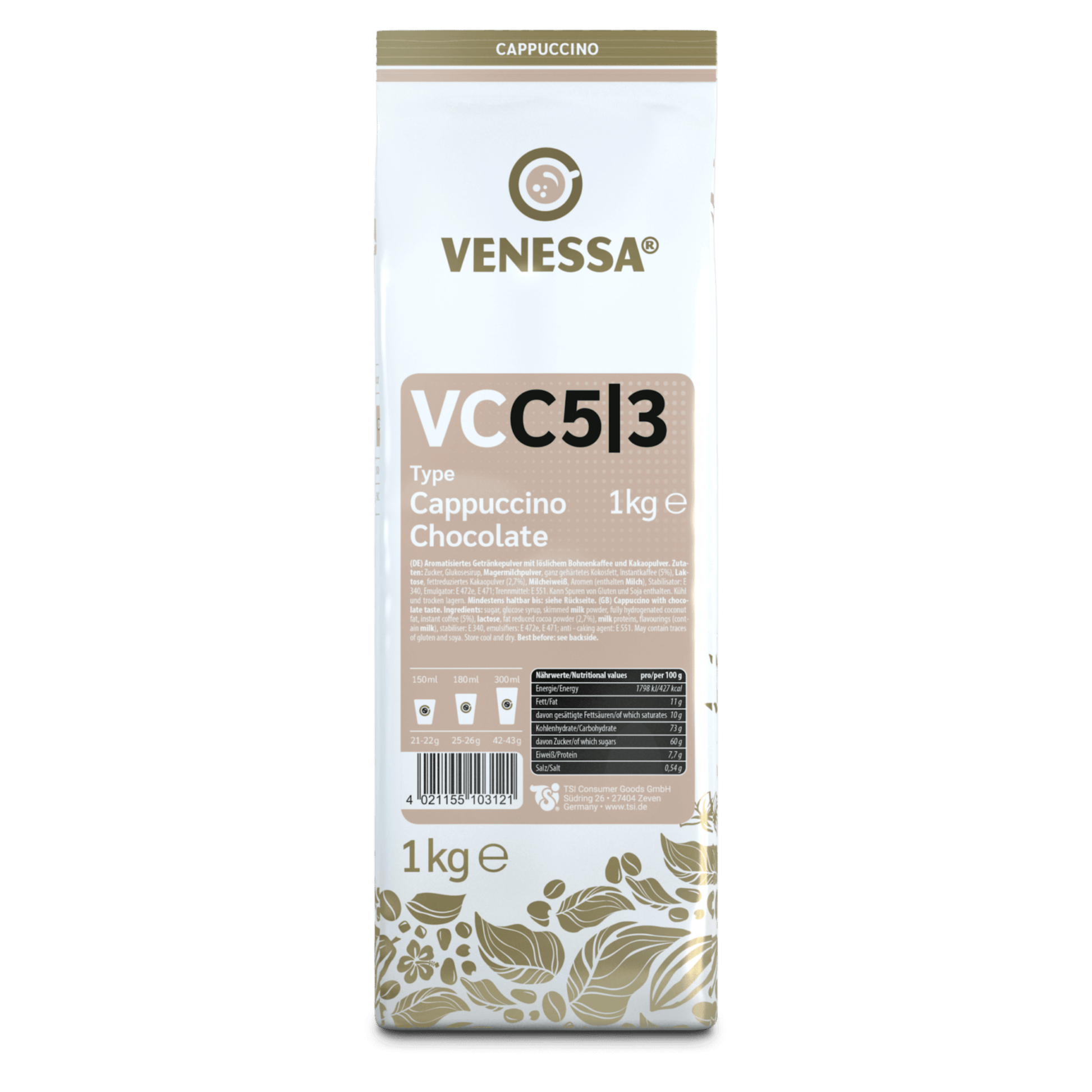 VENESSA VCC 5/3 Cappuccino mfk 1kg STBT