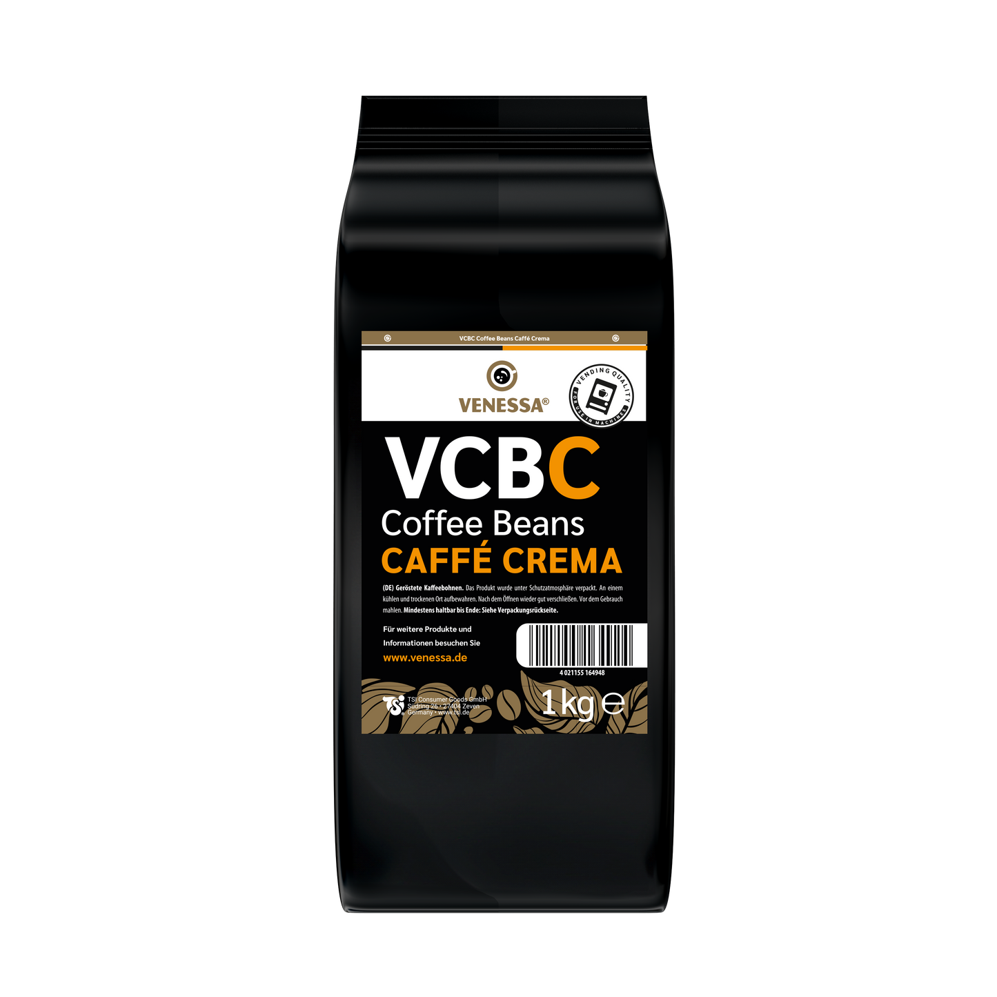 VENESSA Crema Kaffeebohnen 1 kg BT