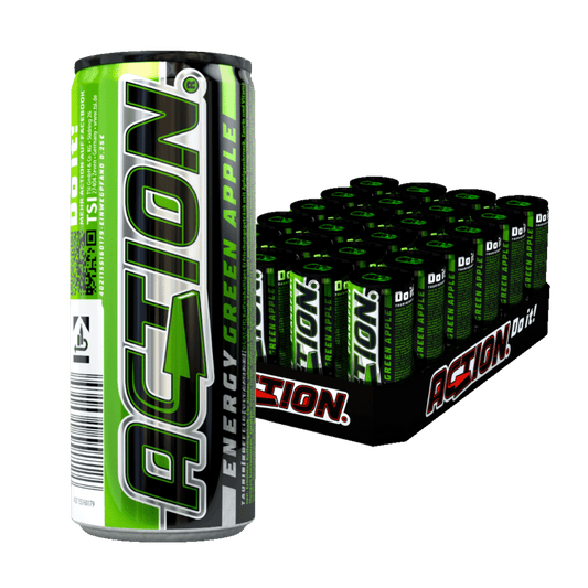 ACTION Energy Drink 250ml Green Apple DPG DS
