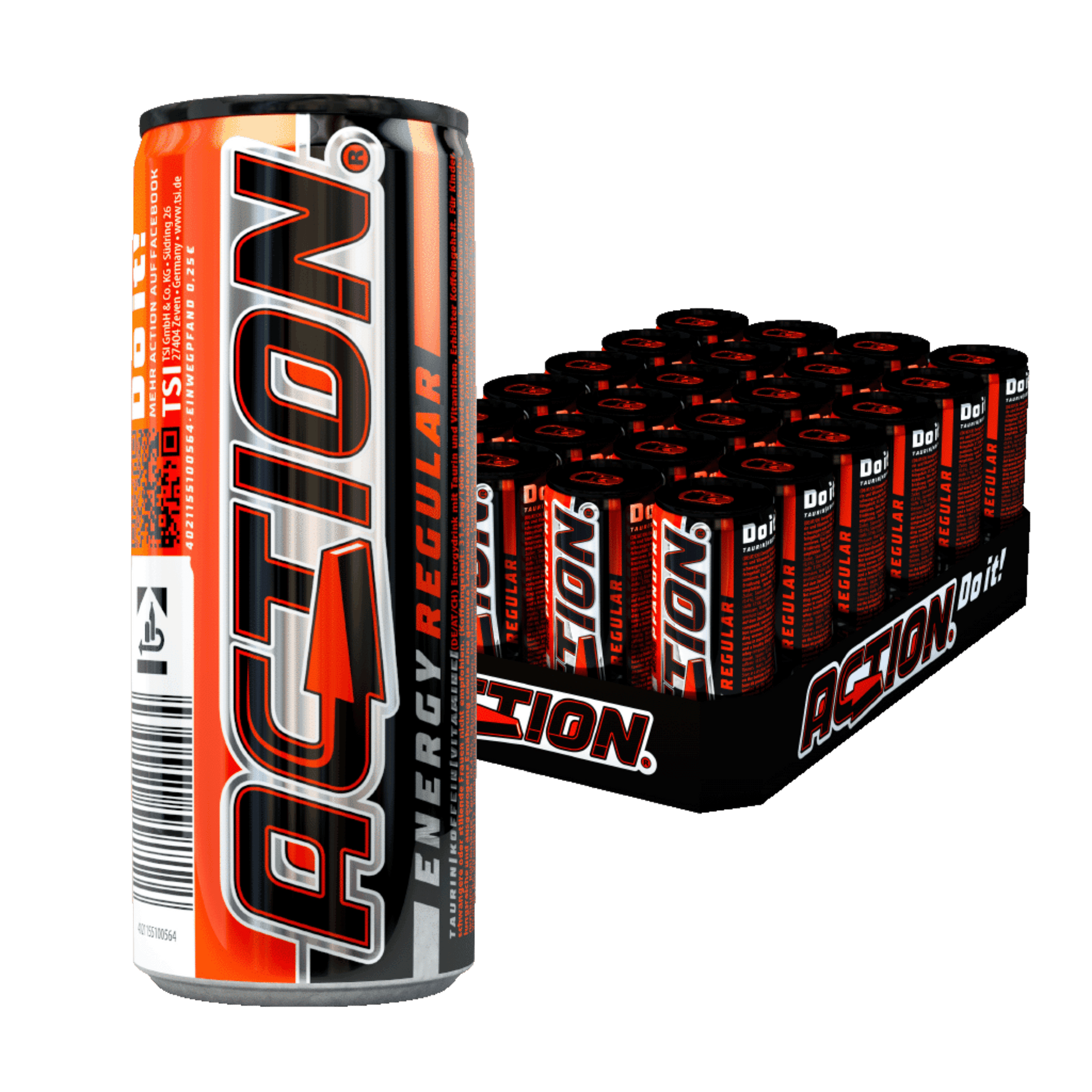 ACTION Energy Drink 250ml Regular DPG DS