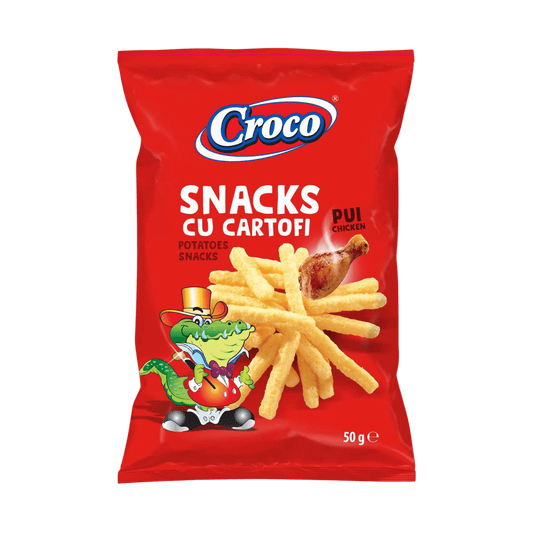 CROCO Snack mit Kartoffel- und Hähnchengeschmack 50g