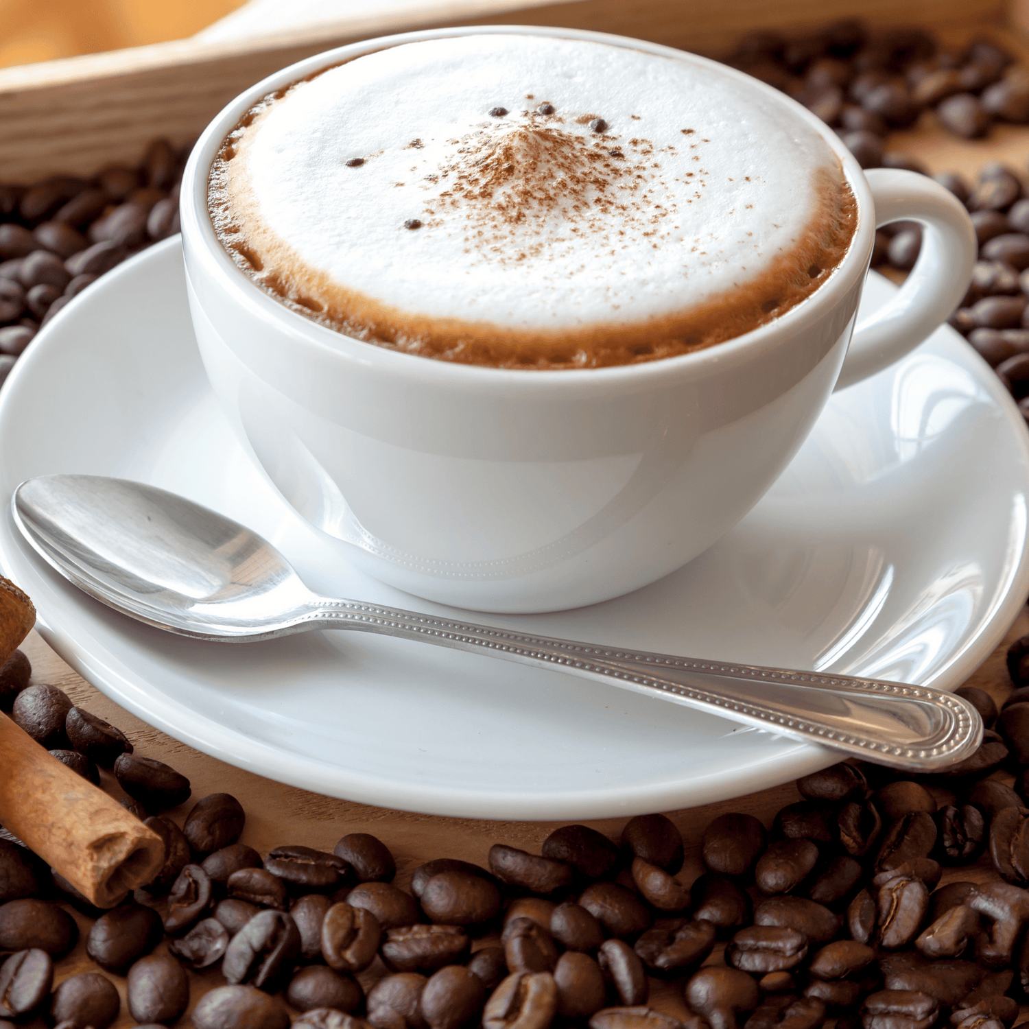 Kaffee, Milchschaum, Tasse