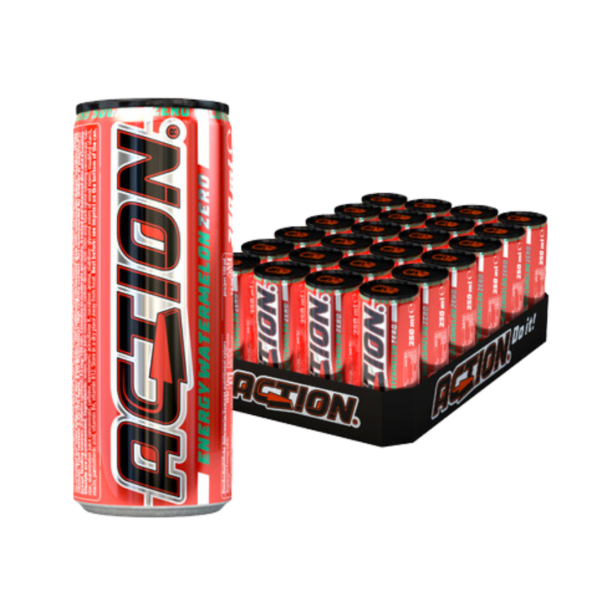 ACTION Energy Drink 250ml Watermelon Zero DPG DS