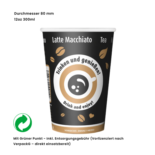 INTERCUPS Pap.becher 80mm 12oz 300ml GP