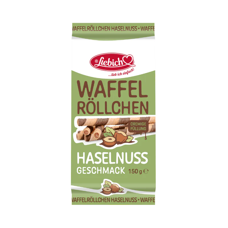 LIEBICH Waffelröllchen Haseln. 150g PK