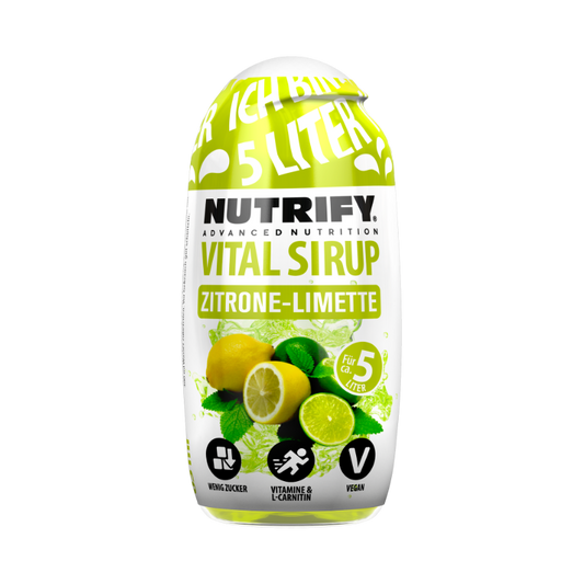 NUTRIFY Vital Sirup Zitrone Limette
