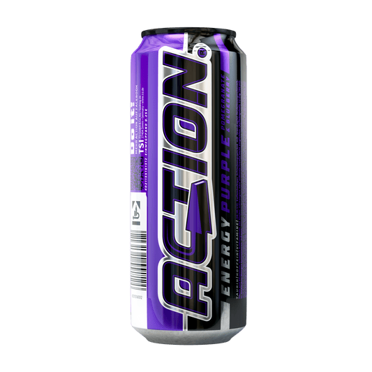 ACTION Energy Drink 500ml Purple