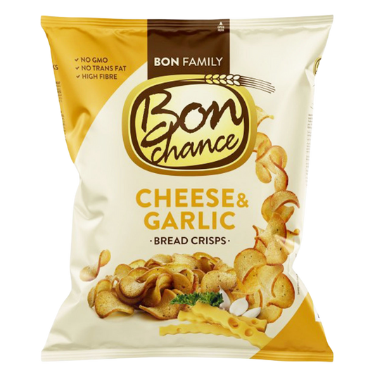 BON CHANCE Cheese & Garlic Bread Crisps 120g