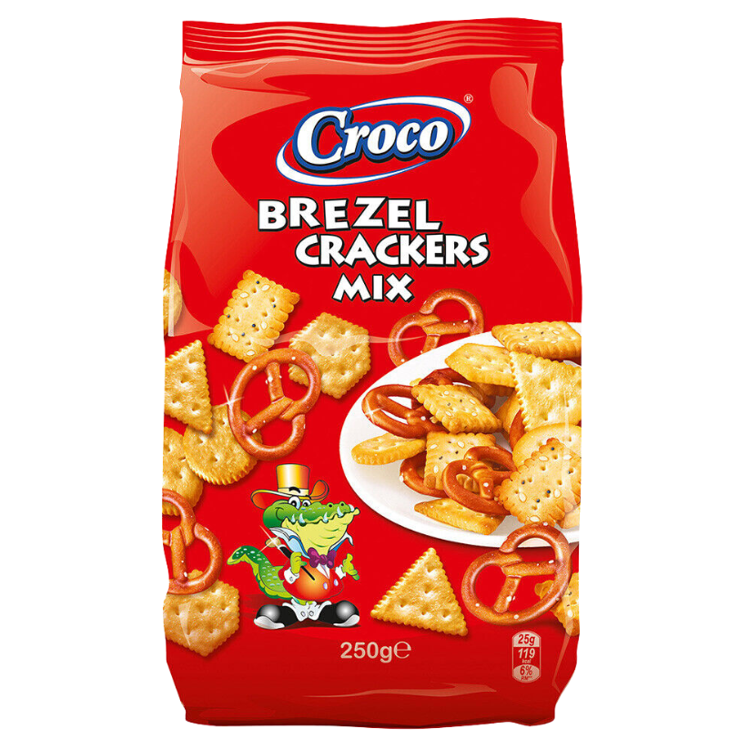 CROCO Cracker & Brezel gemischt 250g