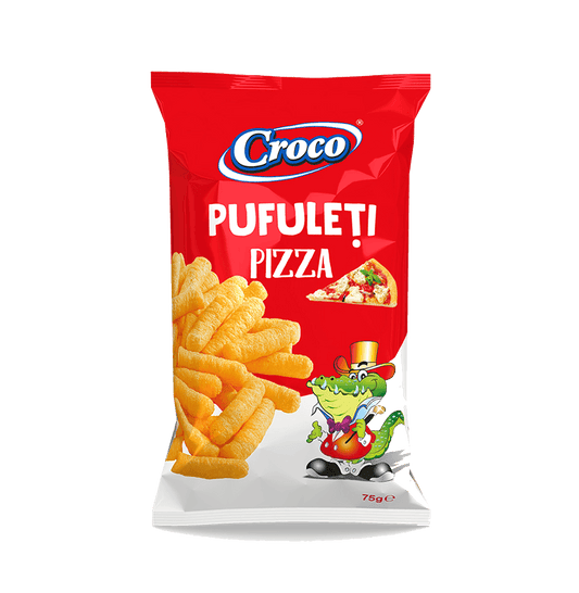 CROCO Pufuleti mit Pizzageschmack 75g