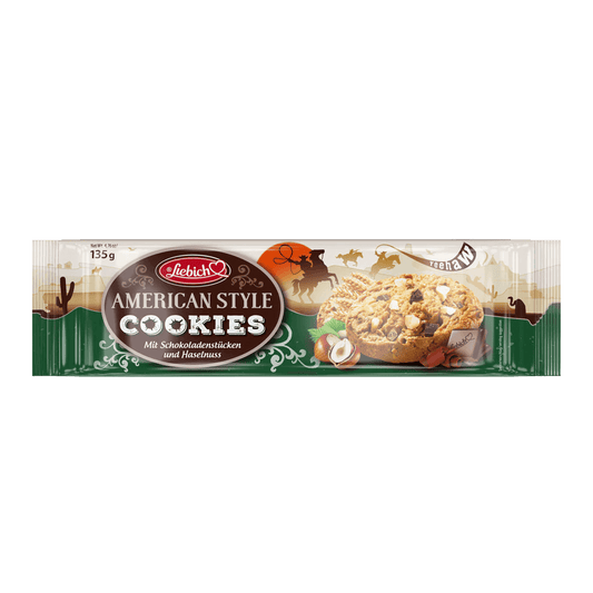 LIEBICH American Cookies Haselnuss 135g