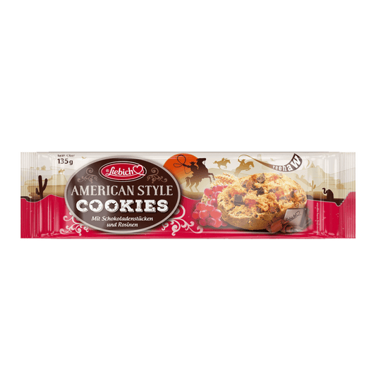 LIEBICH American Cookies Rosine & Schoko 135g