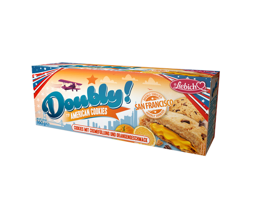 LIEBICH Doubly mit Orangencreme 160g
