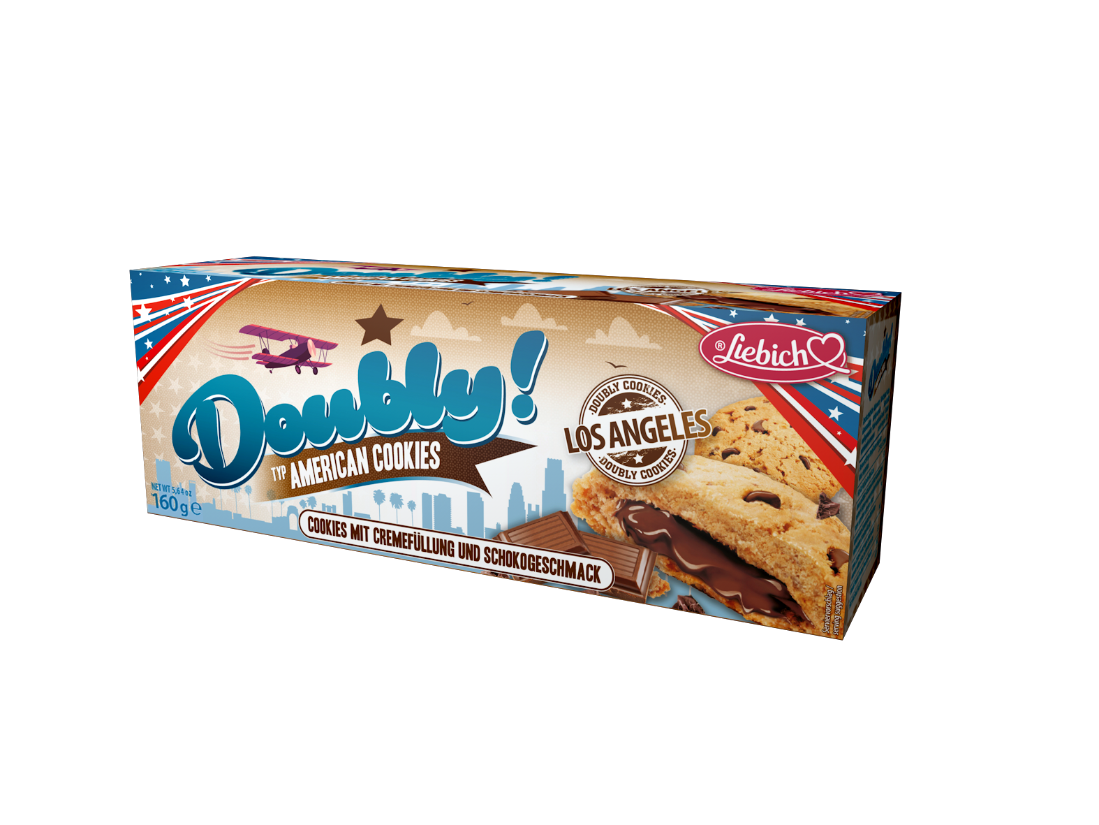 LIEBICH Doubly mit Schokocreme 160g