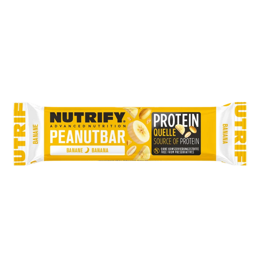 NUTRIFY Erdnuss Riegel mit Ban 60g ST