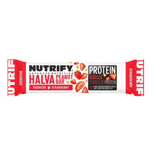 NUTRIFY Halva Riegel mit Erdb. 60g ST
