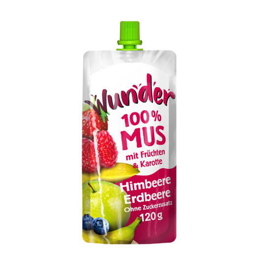 WUNDER Mus Erdbe.-Himbe.-Blaube. 120g BT