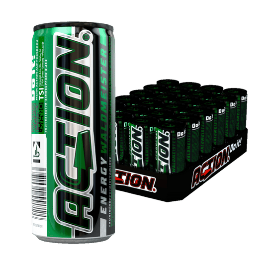 ACTION Energy Drink 250ml Waldmeister