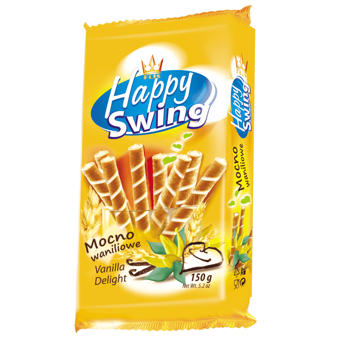 HAPPY SWING Waffelröllchen Vanille