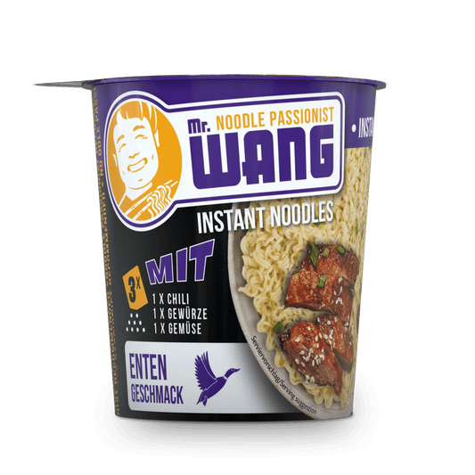 MR WANG Instant Cup Noodles Ente